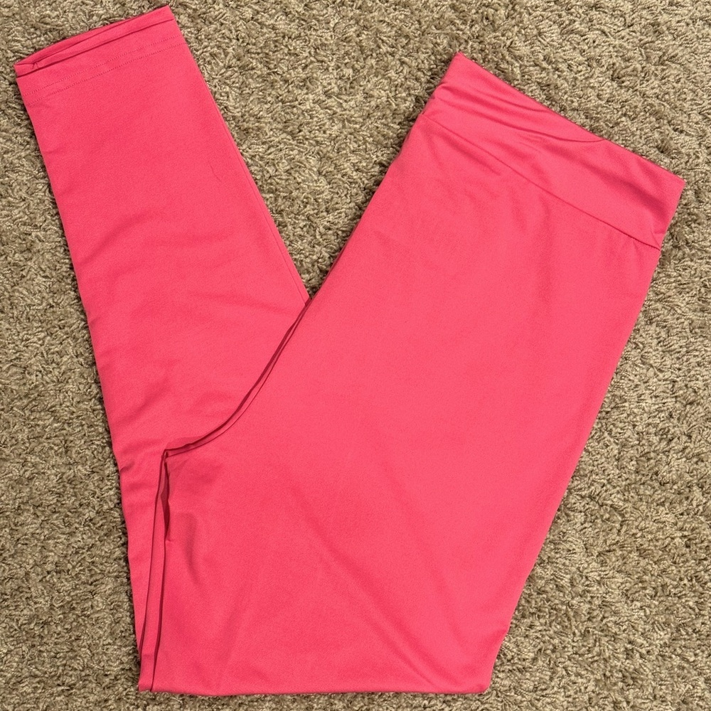 Threadbare Fitness Gym Leggings in Hot Pink. Size 12